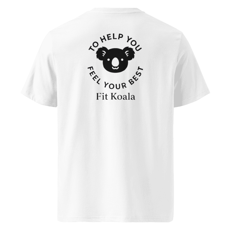 Fit Koala Unisex Cotton Tee (White)