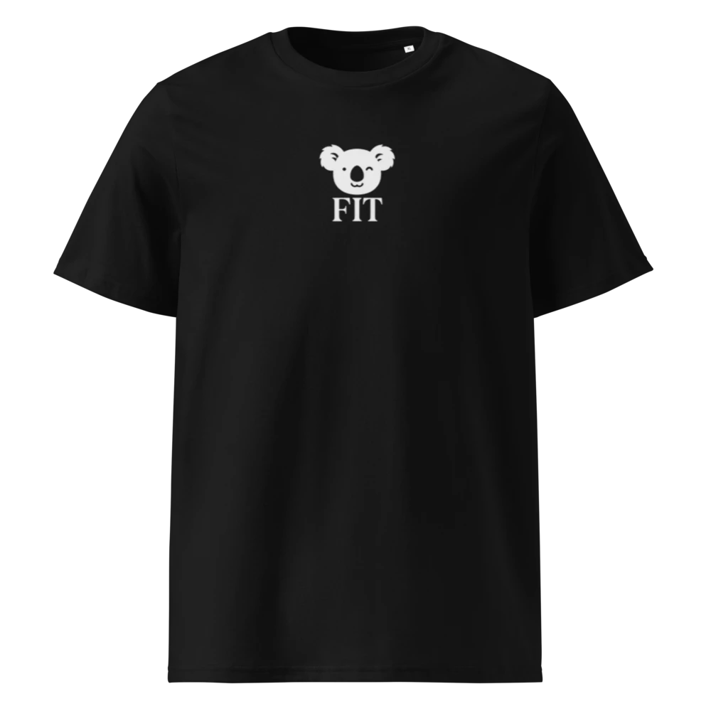 Fit Koala Unisex Cotton Tee (Black)