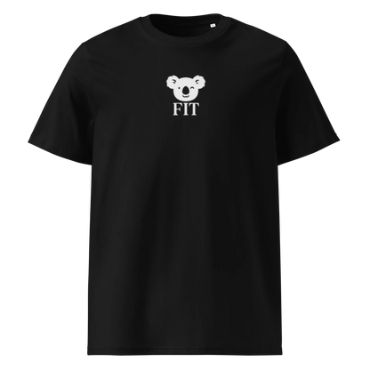 Fit Koala Unisex Cotton Tee (Black)