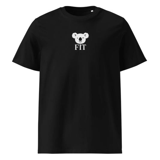 Fit Koala Unisex Cotton Tee (Black)