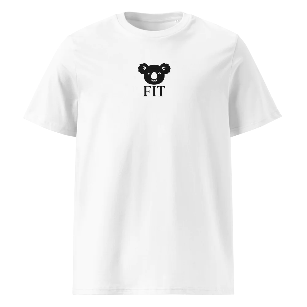Fit Koala Unisex Cotton Tee (White)