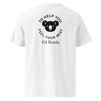 Fit Koala Unisex Cotton Tee (White)