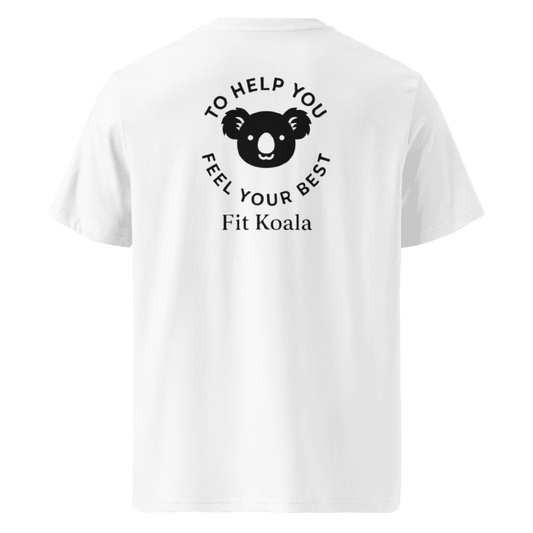 Fit Koala Unisex Cotton Tee (White)