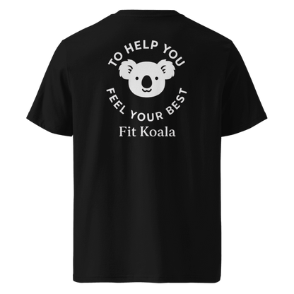 Fit Koala Unisex Cotton Tee (Black)